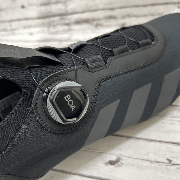 adidas Parley x The Road BOA Black Cycling Shoes Men's Size 9 GW6266 NEW - Picture 4 of 7